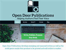 Tablet Screenshot of opendoorpublications.com